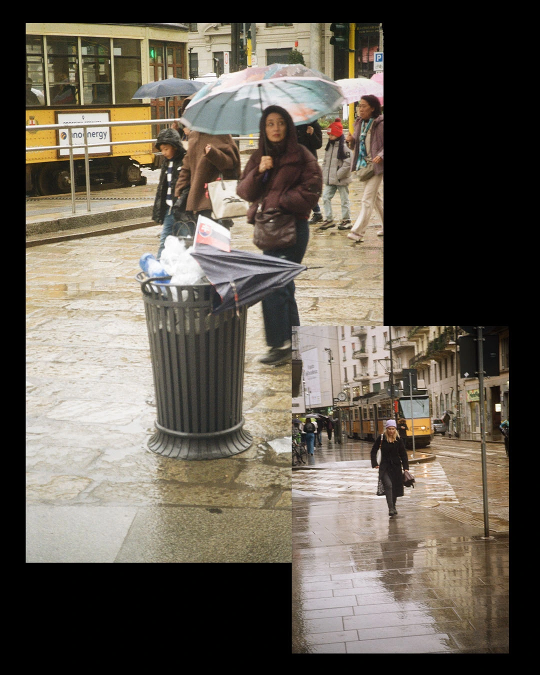 Milano sotto la pioggia
